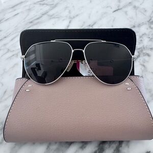 NWT Rag & Bone Light Gold Women’s Aviator Sunglasses